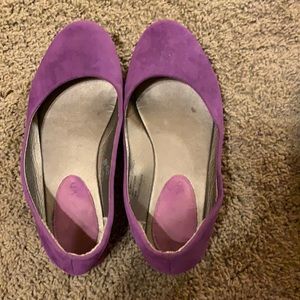 Bella Marie. Purple Flats. Size 6.